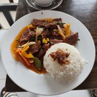 Soy "Pork" sweet and sour. at Tịnh Tâm Vegan in Hue