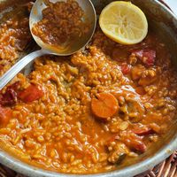 Arroz caldoso  at Restaurante La Casa del Pregonero in Chinchon