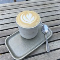 Coffee was great! Definitely one of the more expensive oat- milks!   at Nau Coffee - Specialty Coffee - Rua Borges Carneiro in Coimbra
