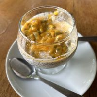 Lemon chia vegan dessert.  at Butterfly Brewing Co. & Imago Gastro Pub in Montezuma