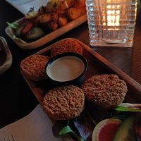 Falafel en Batata Harra at Habibi in Enschede