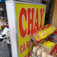 Sign outside at Hana quán chay in Ho Chi Minh City