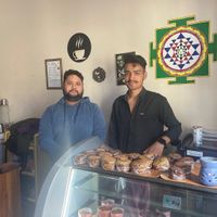 Super friendly staff😄 at Satvik Cafe in Rishikesh