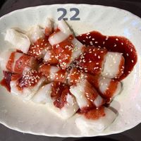 Traditional Steam Rice Noodle Roll 😋   at Lion City Dim Sum - Lau Pa Sat in Central Singapore