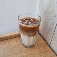 Iced flat white from oatmylk at Madal Coffee Co. - Kávezo in Budapest