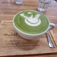 Oatmilk matcha latte at Madal Coffee Co. - Kávezo in Budapest