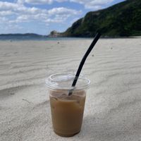 Soy iced coffee  at bonvoyage - Coffee Cart in Tokashiki