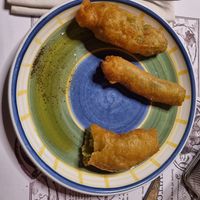 Zucchi flowers at Bacco In Trastevere in Rome