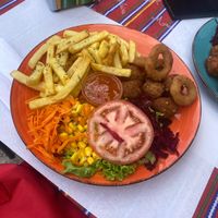 Almôndegas vegan at Snack-Bar Ilhéu Mole in Porto Moniz