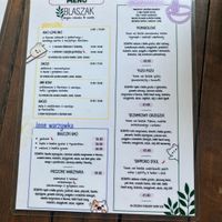 menu   at BLASZAK - vegan ramen & more in Poznan
