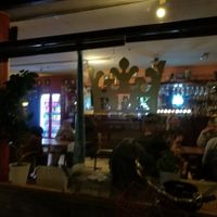 The front side of the restaurant at Pizzeria Rex in Malmo