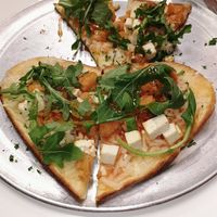Vegan flatbread at Ellijay Tapz Pizza and Tapas Bar in Ellijay