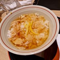 Side dish. Soja skin, Rice in Sauce at Minoru Dining - Kyoto Porta in Kyoto