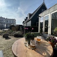 Front terrace  at Verrassing aan de Zaan in Zaandam