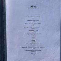 Snack menu (also available in English)  at Verrassing aan de Zaan in Zaandam