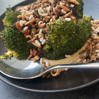 Chargrilled broccoli   at Bright Tank Brewing Co in East Perth