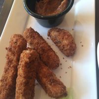Chick-un Nuggets -- Great with the peanut sauce (a personal favourite of mine at any restaurant) :) at Grasshopper - College St in Toronto