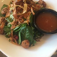 Haru Salad -- Very crisp and delicious, especially with the recommended plum dressing (just don't go too overboard with the dressing amount :P) at Grasshopper - College St in Toronto