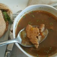 Chicken soup  at Grasshopper - College St in Toronto