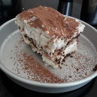 tiramisu! was quite a large slice  at Grasshopper - College St in Toronto