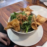 Wonton soup   at Blossom Vegan Restaurant in Pleasanton