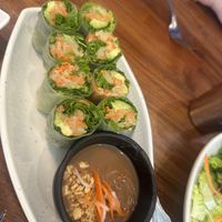Avocado rolls  at Blossom Vegan Restaurant in Pleasanton