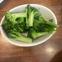 Side of steamed broccolii  at Blossom Vegan Restaurant in Pleasanton