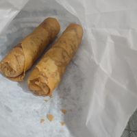 Spring roll at Blossom Vegan Restaurant in Pleasanton