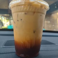 Thai tea at Blossom Vegan Restaurant in Pleasanton