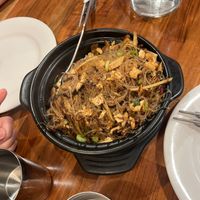 clay pot at Blossom Vegan Restaurant in Pleasanton