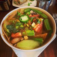 Sweet & Sour Soup at Blossom Vegan Restaurant in Pleasanton
