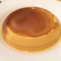 Flan at Blossom Vegan Restaurant in Pleasanton