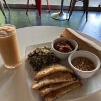 Vegan breakfast at Artesano in Guatemala City