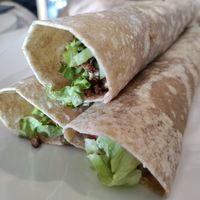 3 burritos at Artesano in Guatemala City