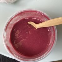 Vegan yogurt!  at Artesano in Guatemala City