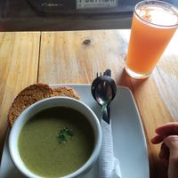 Menú del día starter at Artesano in Guatemala City