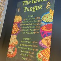 Menu  at The Green Tongue in Fort Worth