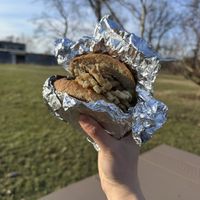 Caribbean style oyster mushroom sandwichh  at Wild Rise Bakery - Pre Order Only in Pittsburgh