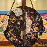 Some artwork inside.  at Pawsitive Vibes in Kuching