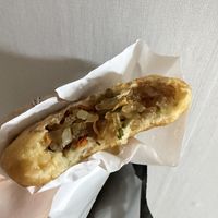 Veggie filling  at Namdaemun Vegetable Hotteok in Seoul