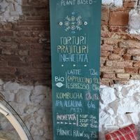 Menu at Delicious Raw by Gabriela Oltean in Brasov