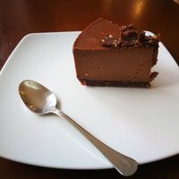 Mocha torte at Delicious Raw by Gabriela Oltean in Brasov