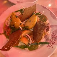 potatos with 3 sauces  at Daimant Saint-Honoré in Paris