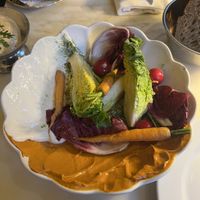 Crudités, Duo Of Creamy Dips  at Daimant Saint-Honoré in Paris