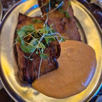 Potato millefeuille at Daimant Saint-Honoré in Paris