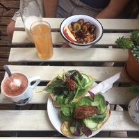 breakfast  at tanteleuk in Dresden