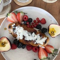 French toast pancakes   at Oh Là Latte  in Albufeira