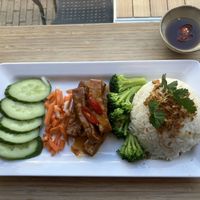 Rice and tofu  at Tra Bar! in Groningen