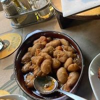 Baked butter beans at Taverna Perama   in Rhodes