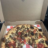 Fungo and fennel sausagee  at Trixie's Vegan Pizza in Beacon